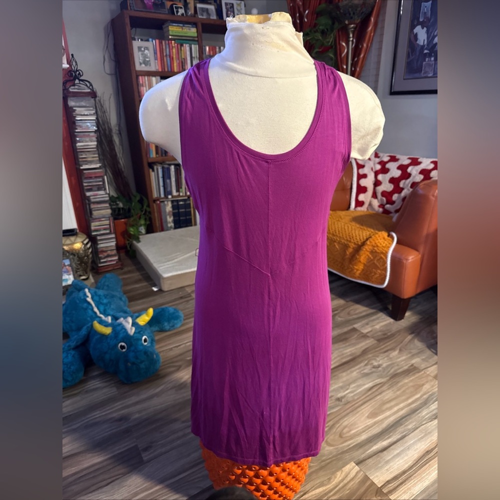 Lole Women Sophie Sleeveless Tank Dress, Color: Magenta, Size: XL